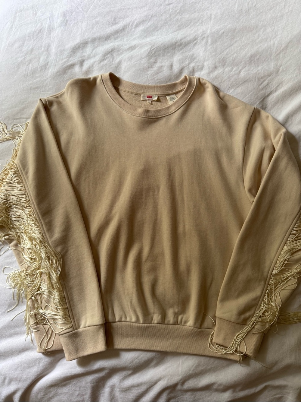 Levi's Beige Crewneck Sweatshirt